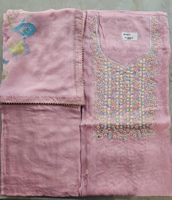 Net Embellished Suit